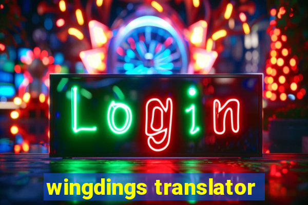 wingdings translator